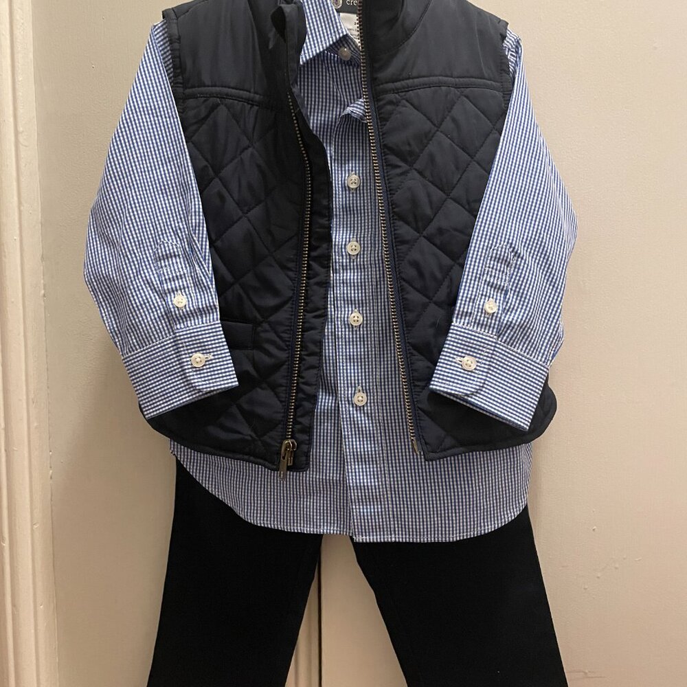 CREWCUTS Toddler VEST AND PANTS - like new, hardly worn.
